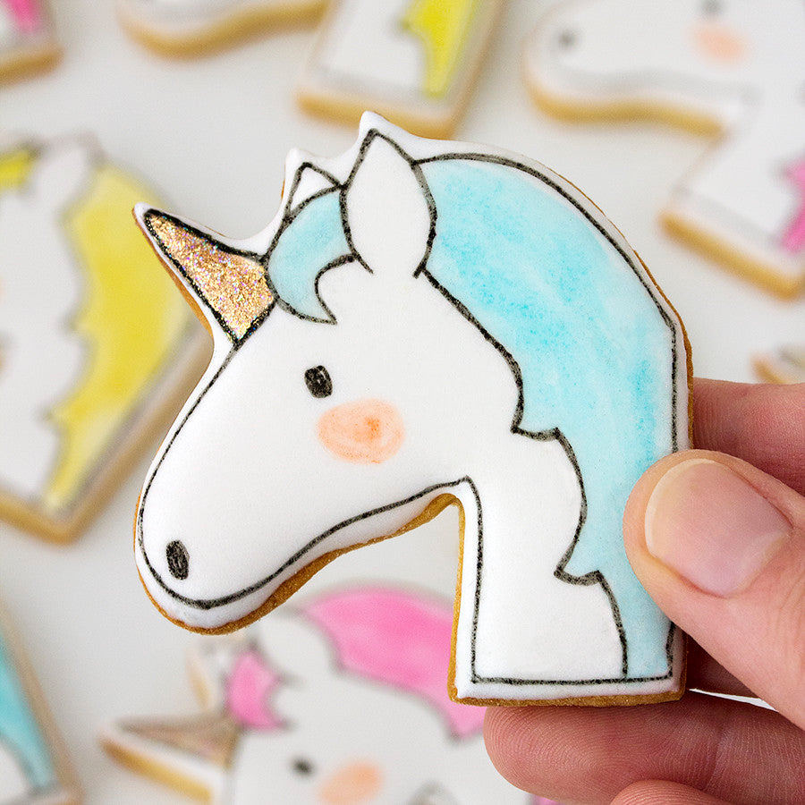 Set De Moldes Para Galletas Unicornio Kawaii