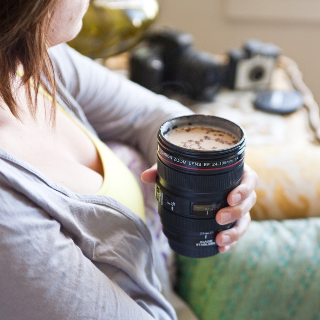 Taza Lente Zoom Fotográfico (estoykuku)