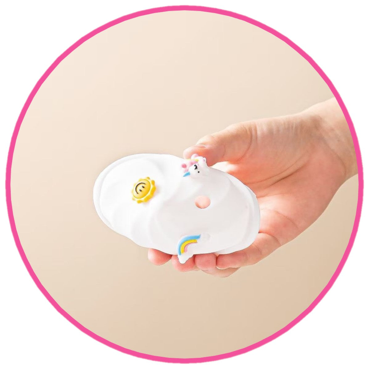 Taza Unicornio Cerámica 3d tapa y bombilla silicona Kawaii