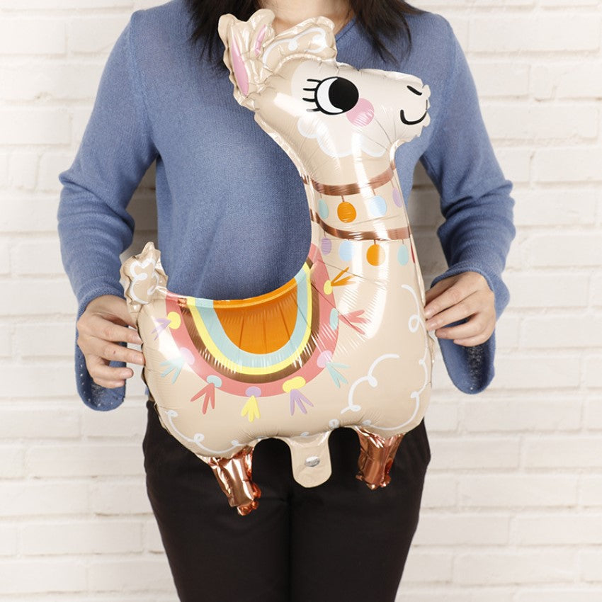 Globo Metalicos Llama Alpaca Cotillon Candy Bar Kawaii