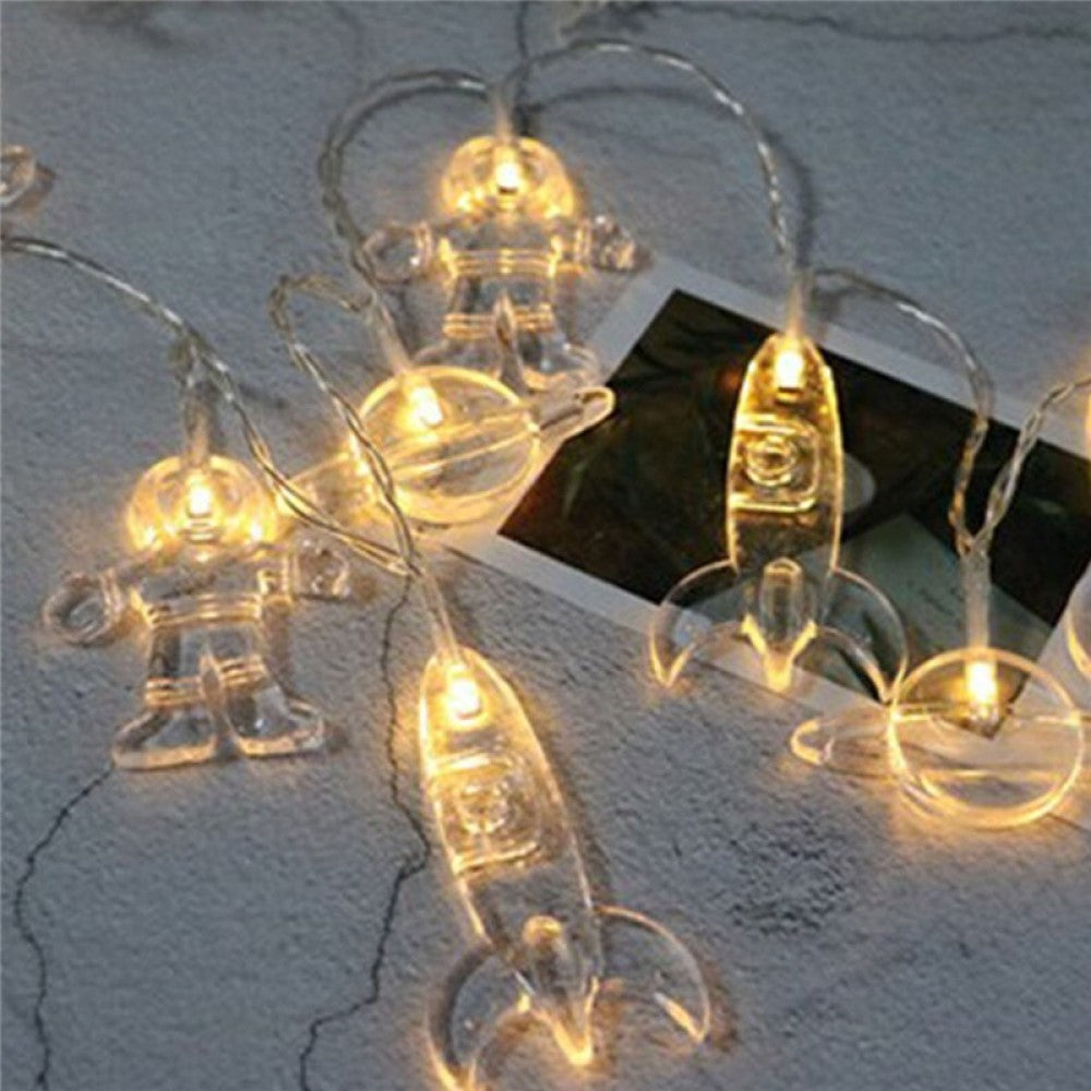 Guirnaldas Luces 10 led 1,8 M astronauta nave espacial