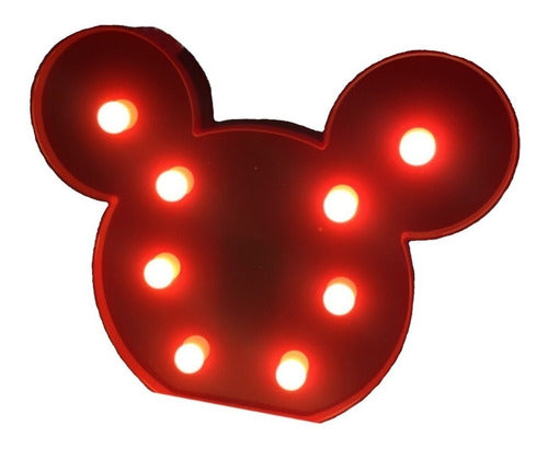 Lámpara 3d Plástico Mickey Mouse Minnie (estoykuku)