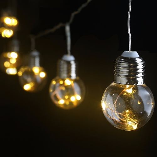 Guirnaldas Luz Blanca Micro Led Hadas De Ampolletas