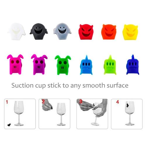 Marcadores De Vasos O Copas 12 Pcs
