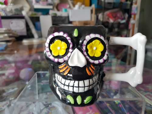 Taza Catrina Reina De Los Muertos Coco Halloween Calavera