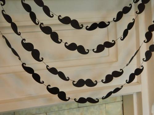 Guirnalda De Papel Bigotes Mostacho Vintage 2 M Candy Bar