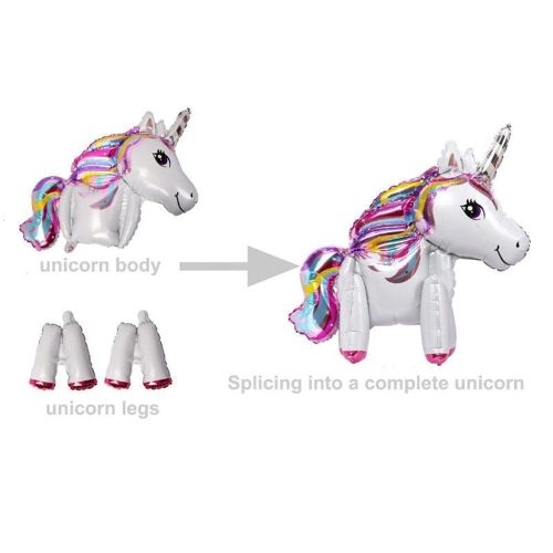 Globo Unicornio 3d Kawaii