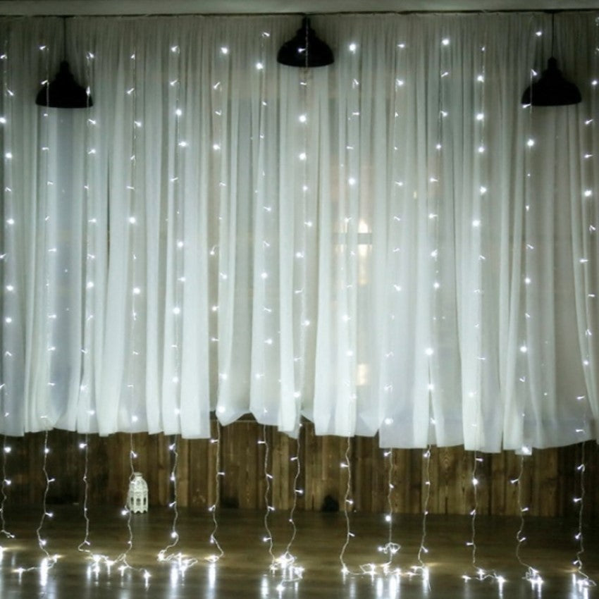 Cortinas 300 Led Blanco 4,5 M X 3 M Matri Eventos