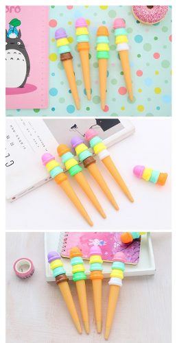 3 Lapices Helado Ice Cream Kawaii