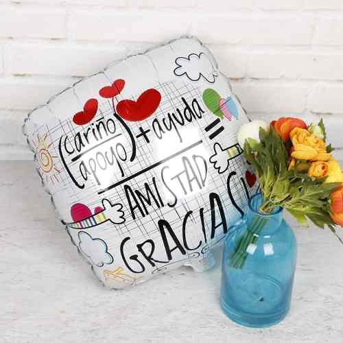 Globos Metálico Amistad Candy Bar Kawaii Cumpleaños