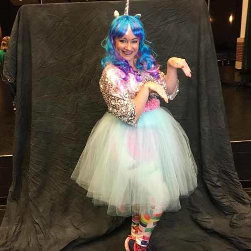 Peluca Unicornio Tres Colores Arcoiris Halloween Disfraz