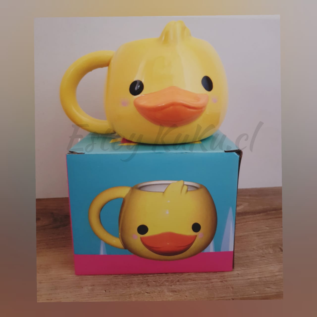 Tazón 3D patito head mug