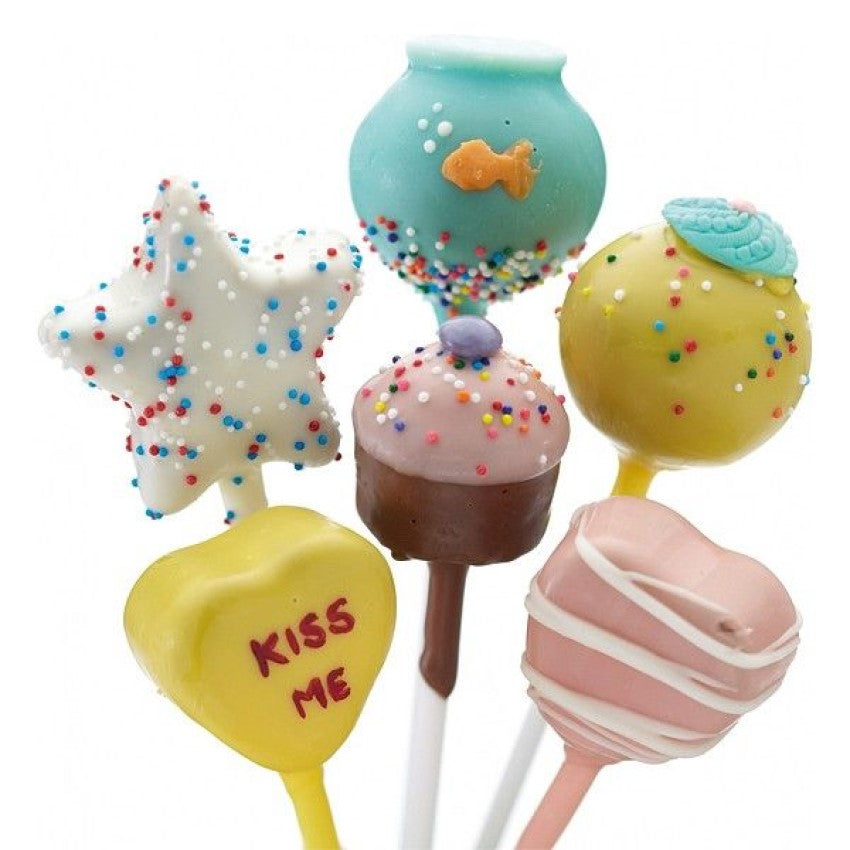 Molde de Silicona 20 Cake pop estrella corazon cupcake