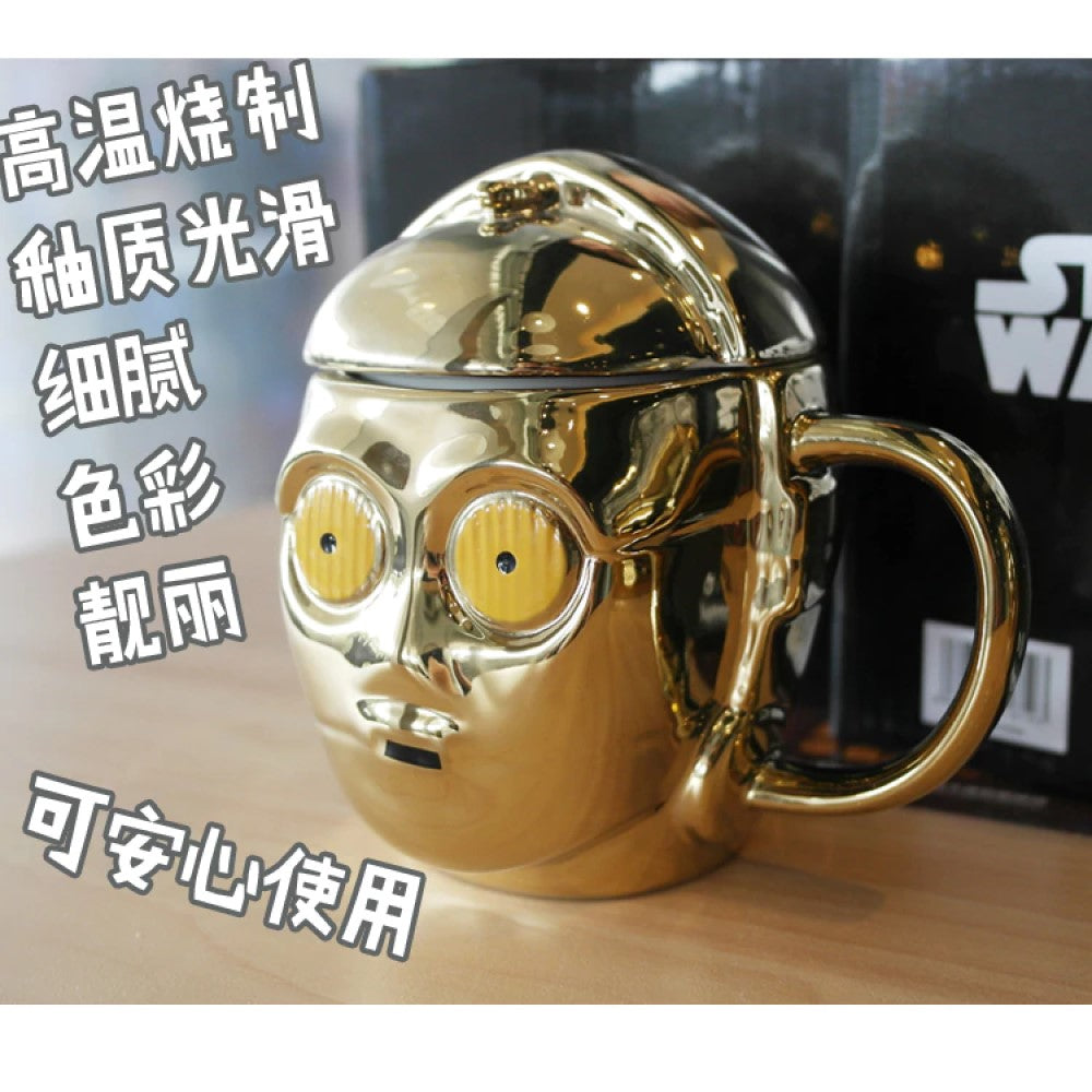 Taza Cerámica 3d Star Wars C3po Colección (estoykuku)