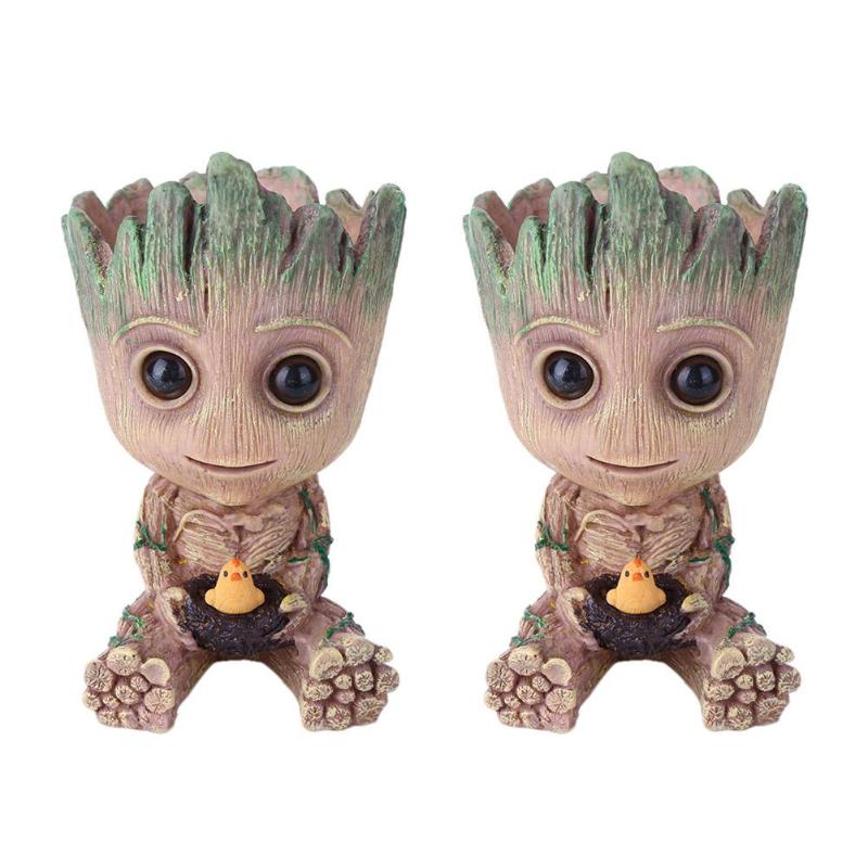 Macetero Lapicero Guardianes Galaxia Bebe Groot v