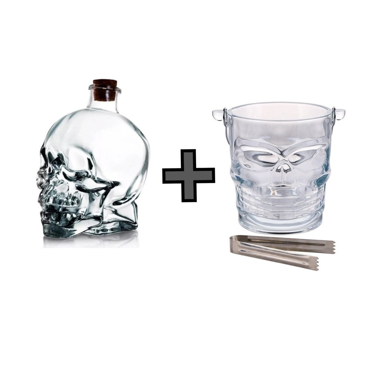 Pack Hielera + Botella calavera Bar
