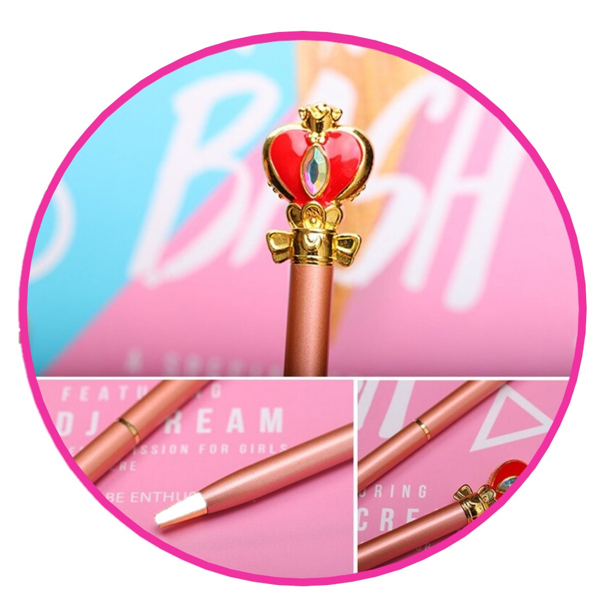Lápiz Bolígrafo corazón Sailor moon