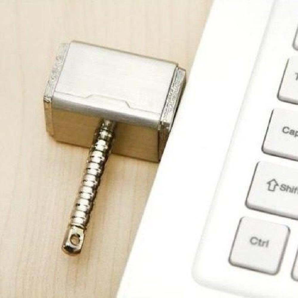 Usb Pendrive 16 Gbs Martillo De Thor (mjölnir) Metalico