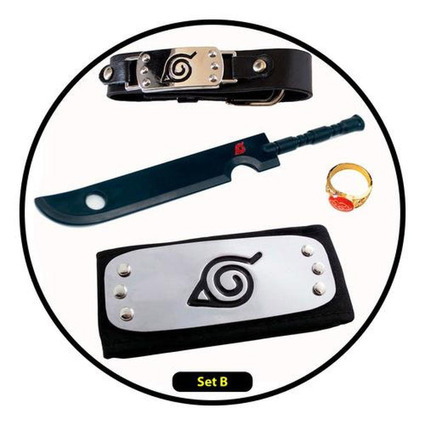 Set accesorios Naruto Animé Itachi Akatsuki