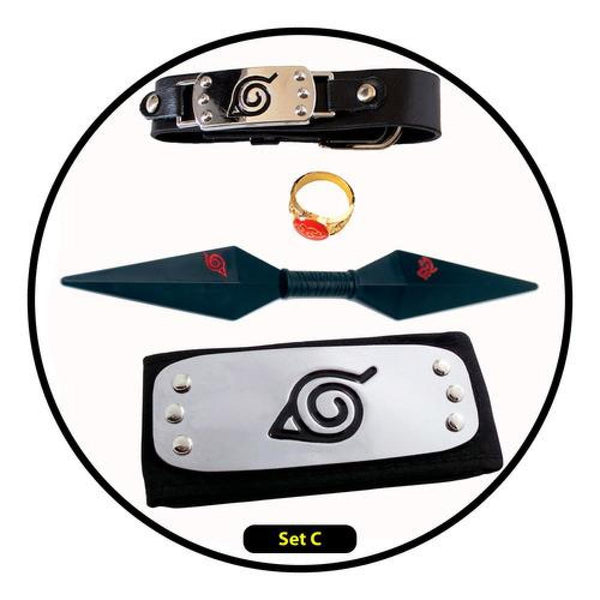 Set accesorios Naruto Animé Itachi Akatsuki