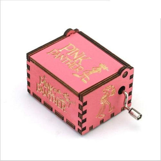 Caja Musical Rosada Pantera Rosa Estoykuku