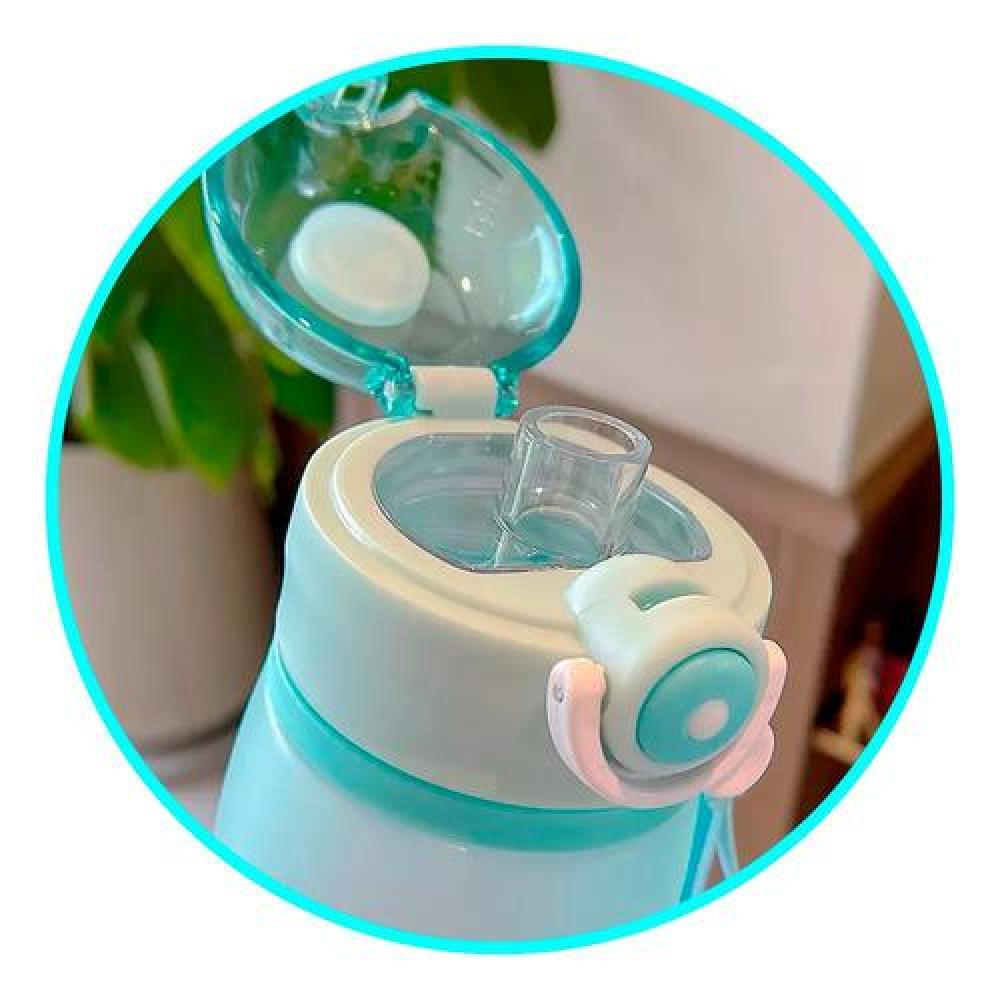 Botella de agua deportiva kawaii space