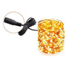 Luz guirnalda Fairy Lights alambre 100 leds 10 mts. hadas