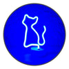 Lámpara Neón led Gato pila decoración