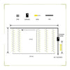 Cortinas Led Blanco Calida 3 X 2 Mts 400 Matrimonios Eventos