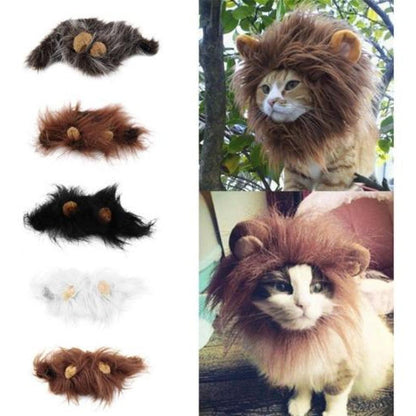 Peluca Leon Para Mascotas Gato Perro Halloween