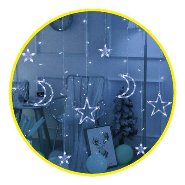 Cortina led cascada estrellas Luna Fairy lights