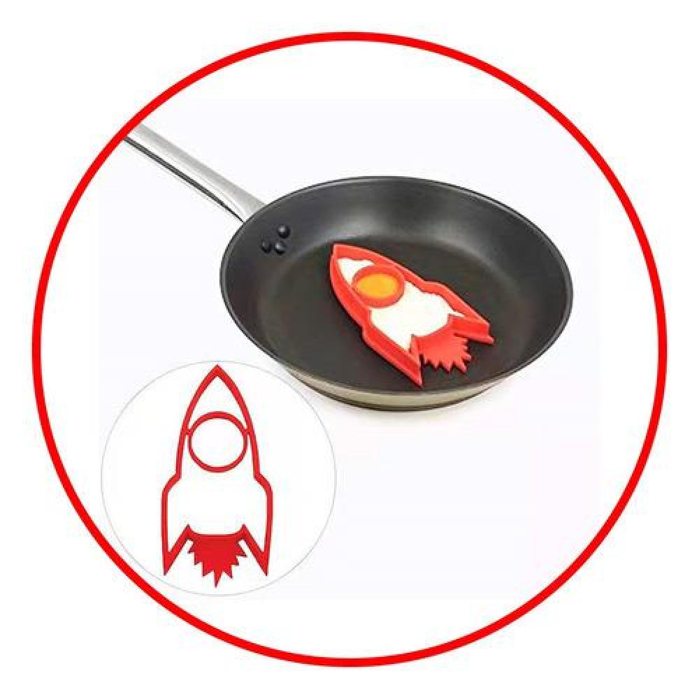 Molde Silicona para huevo Cohete Space egg