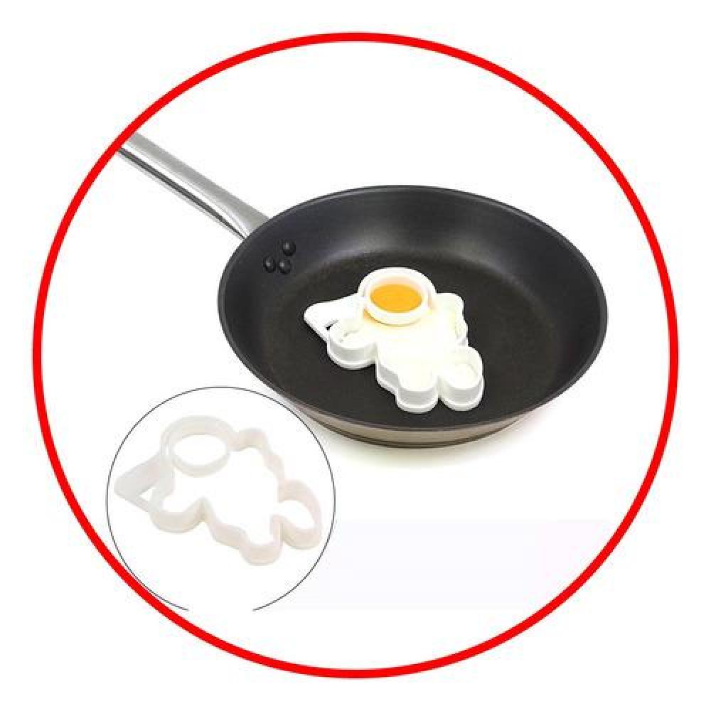 Molde Silicona para huevo Cohete Space egg
