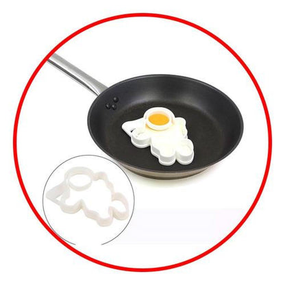 Molde Silicona para huevo Cohete Space egg