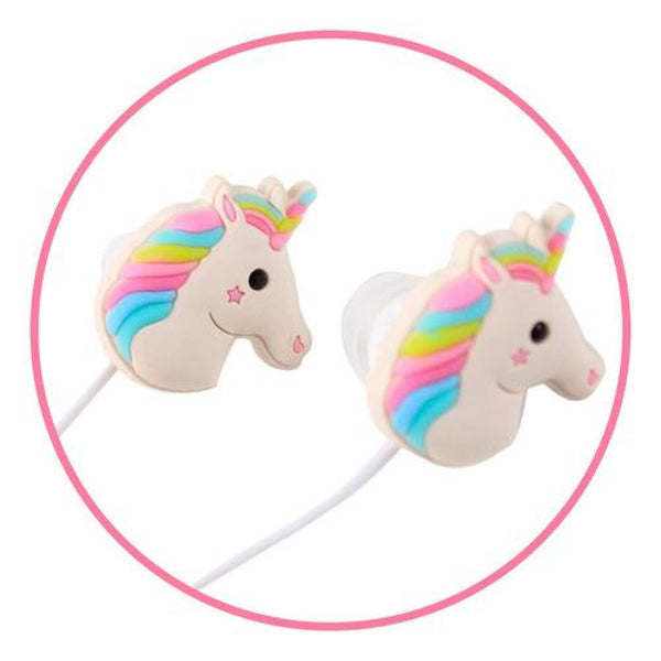 Audífonos Unicornios Rainbow Kawaii Niña Navidad