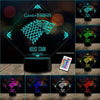 Lámpara 3d 7 Color Game Of Throne Stark Lannister Targaryen