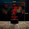 Lámpara 3d 7 Color Game Of Throne Stark Lannister Targaryen