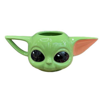 Tazón Taza ceramica 3D Baby Yoda Mandalorian