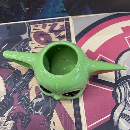 Tazón Taza ceramica 3D Baby Yoda Mandalorian