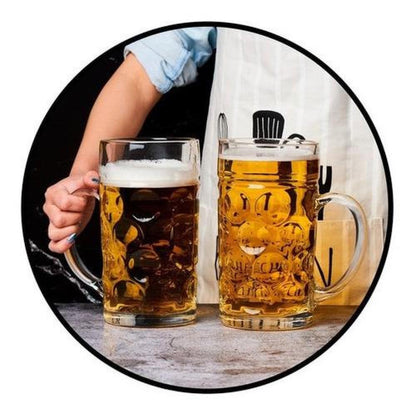Vaso Xl Shopero Vidrio Cervecero 1000 Ml 1 Litro