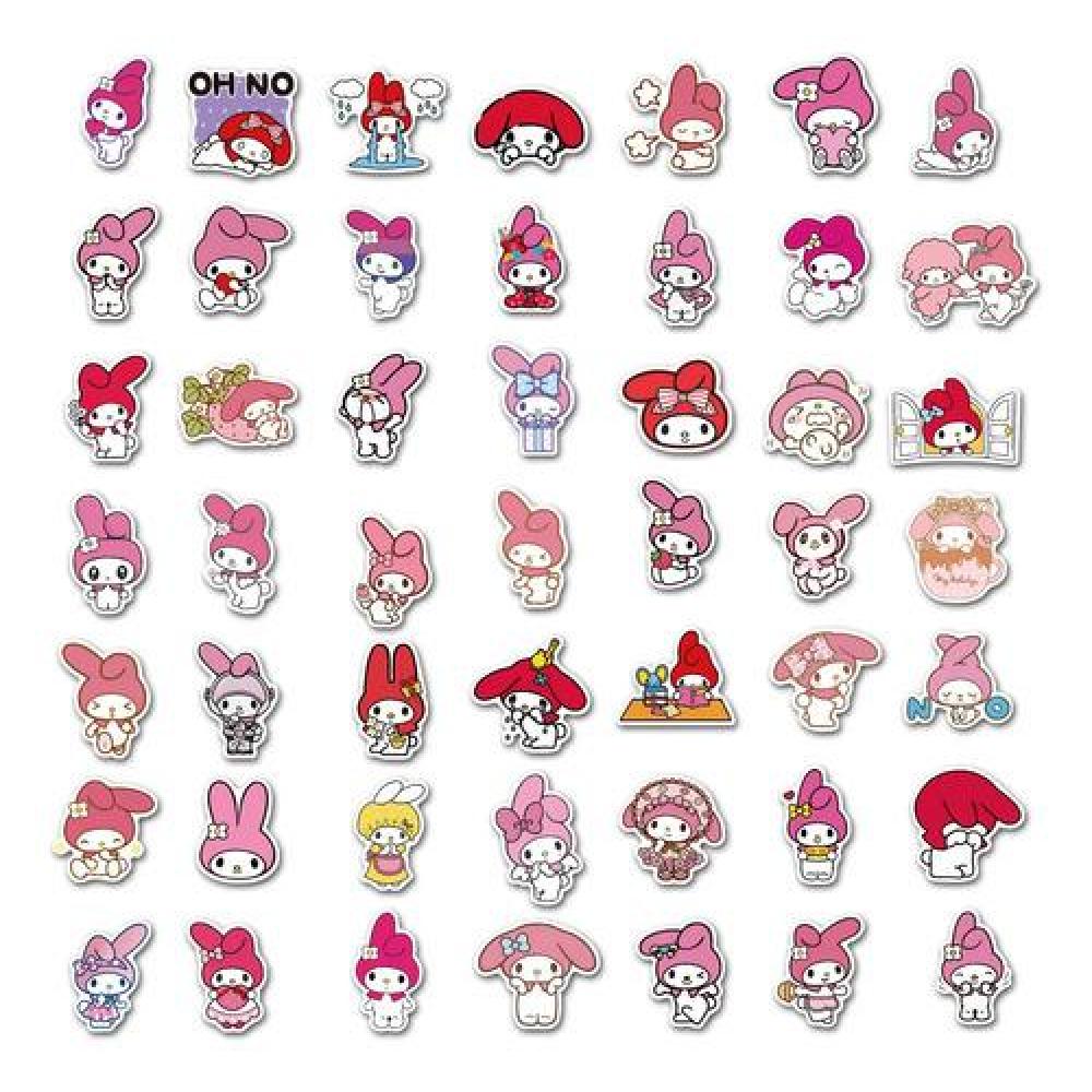 Set Sticker calcomanias animación My Melody cute