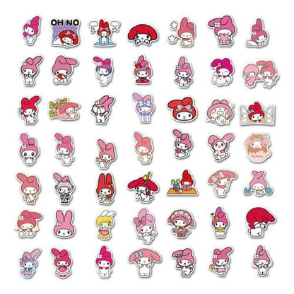 Set Sticker calcomanias animación My Melody cute