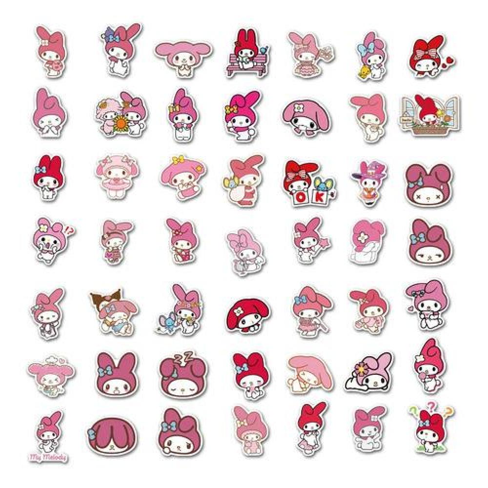 Set Sticker calcomanias animación My Melody cute