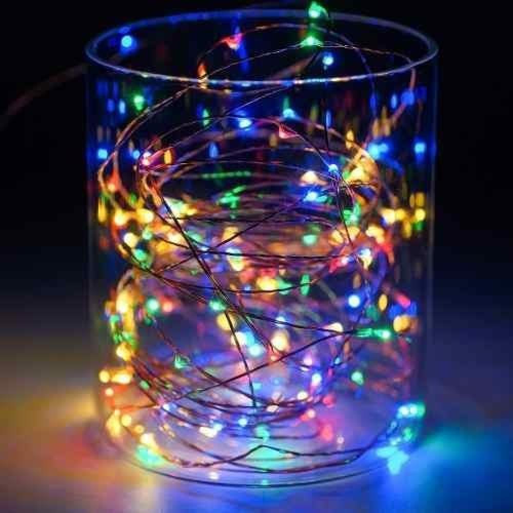 Luces Micro Led Hadas Pilas 2 Metros Colores Pilas Incluidas