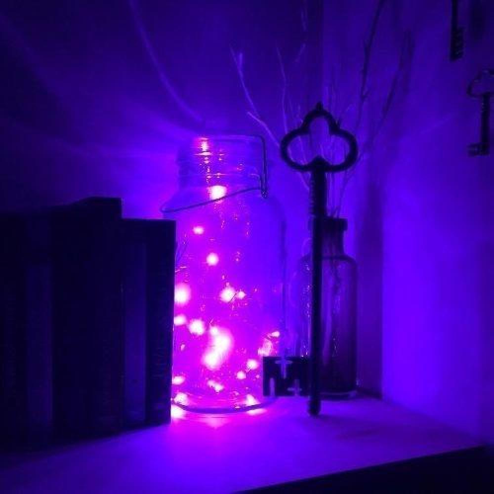 Luces Micro Led Hadas Pilas 2 Metros Colores Pilas Incluidas