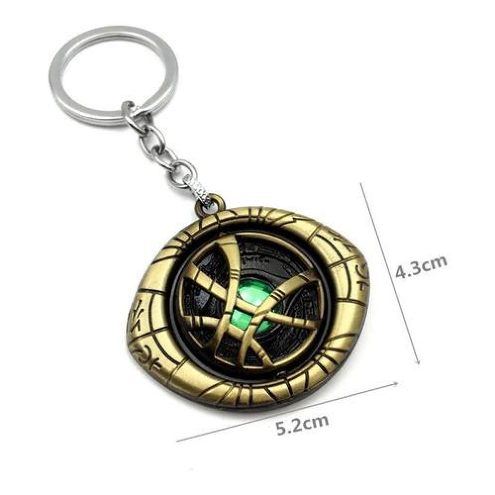 Llavero Metálico Doctor stranger Ojo de Agamotto. gema