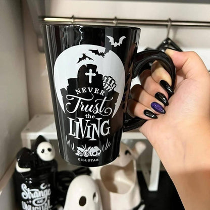 Tazón taza cerámica "Never Trust The Living" Kill gothic