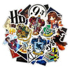 Pack 30 sticker Harry Potter color/ Black& white Impermeable