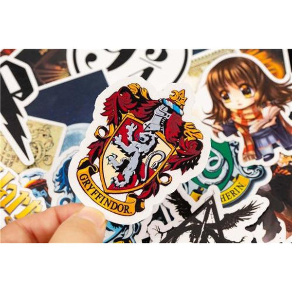 Pack 30 sticker Harry Potter color/ Black& white Impermeable