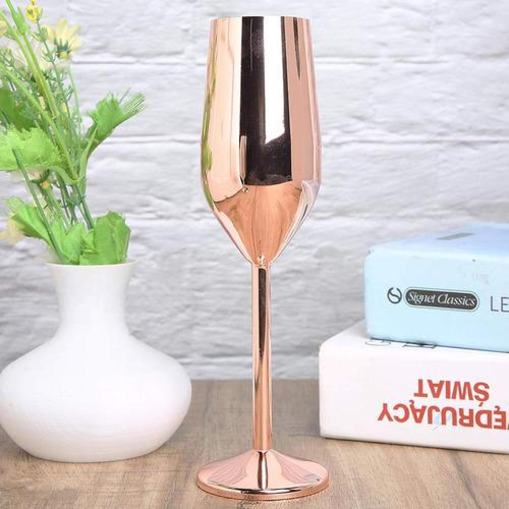 Copa metálica  Acero inoxidable Tipo Flauta Champagne